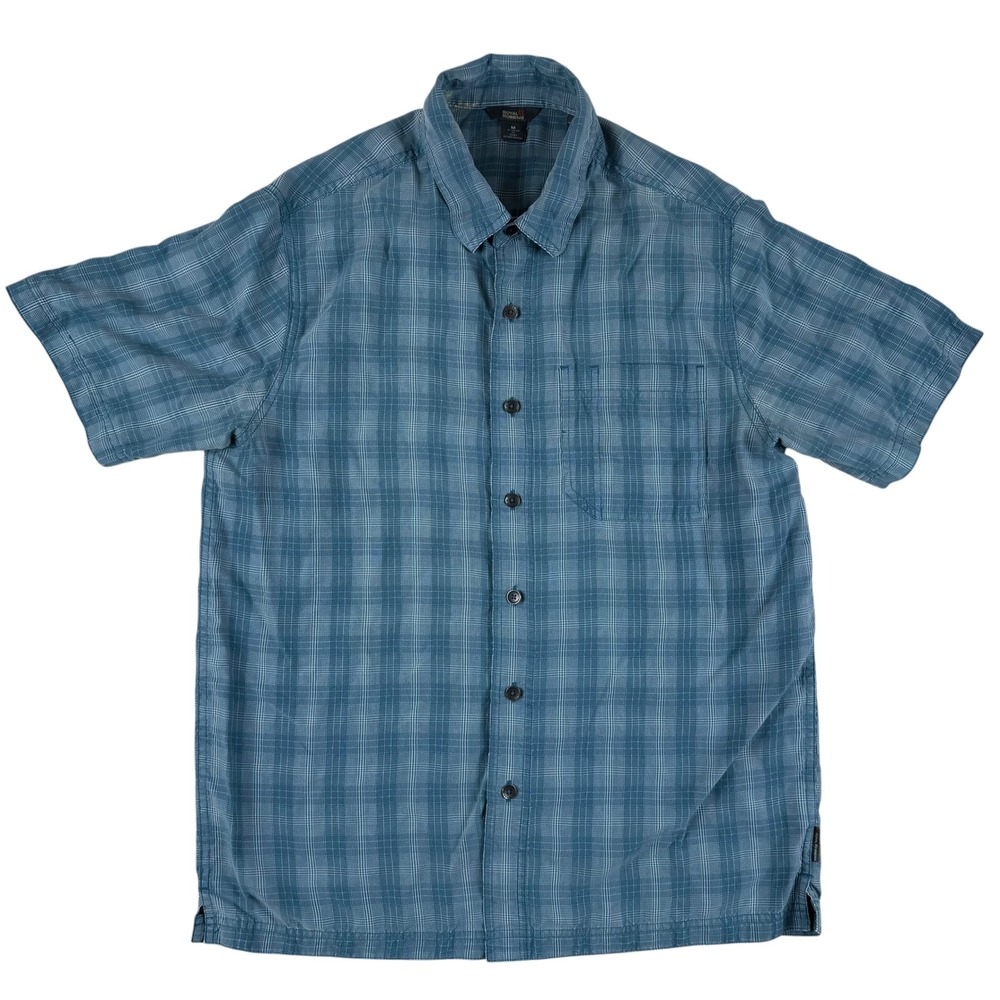 Royal Robbins Outdoorsy Plaid Button Down Modal Blend Relaxed Fit M